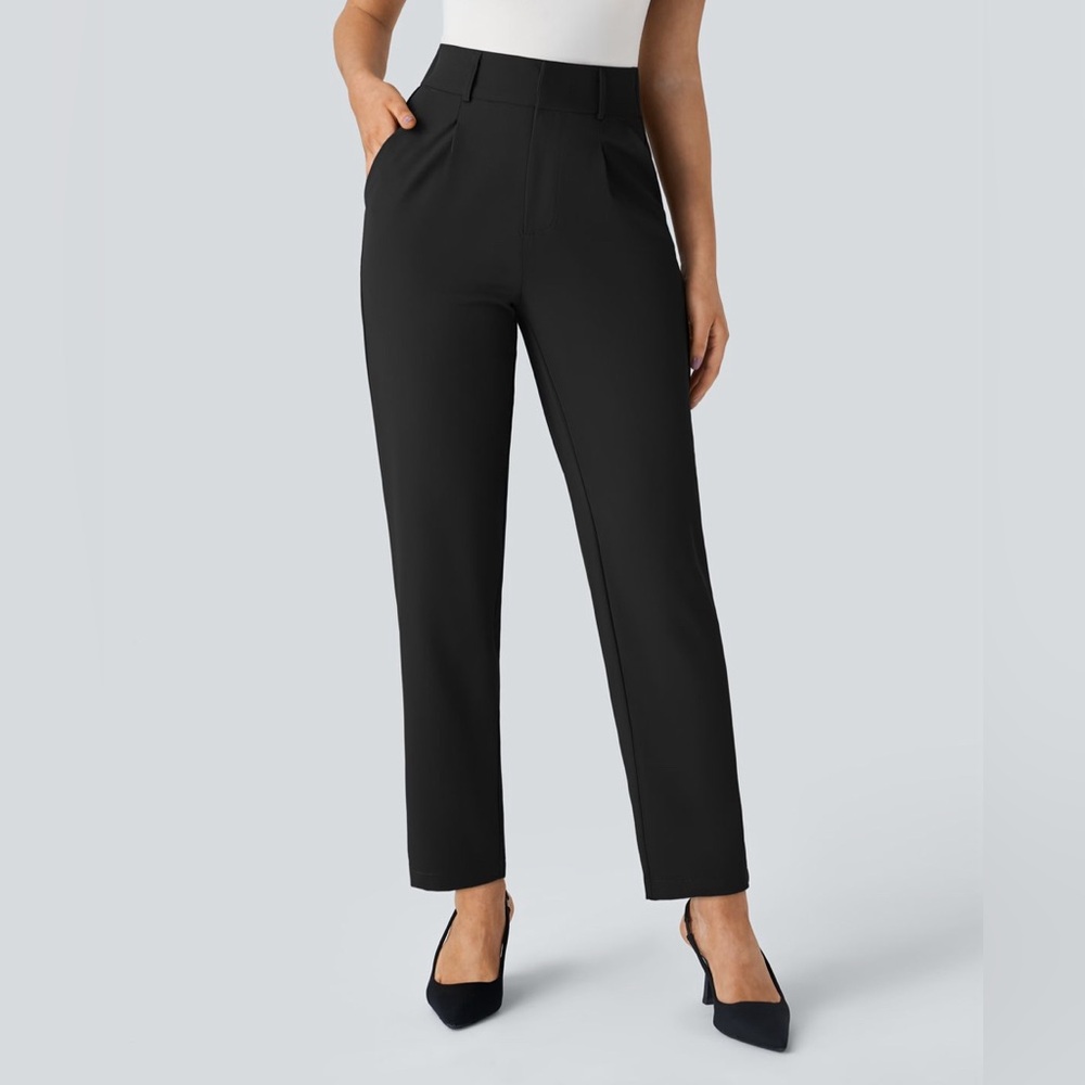 Large Halara High Waisted Side Pocket Solid Work Tapered Suit